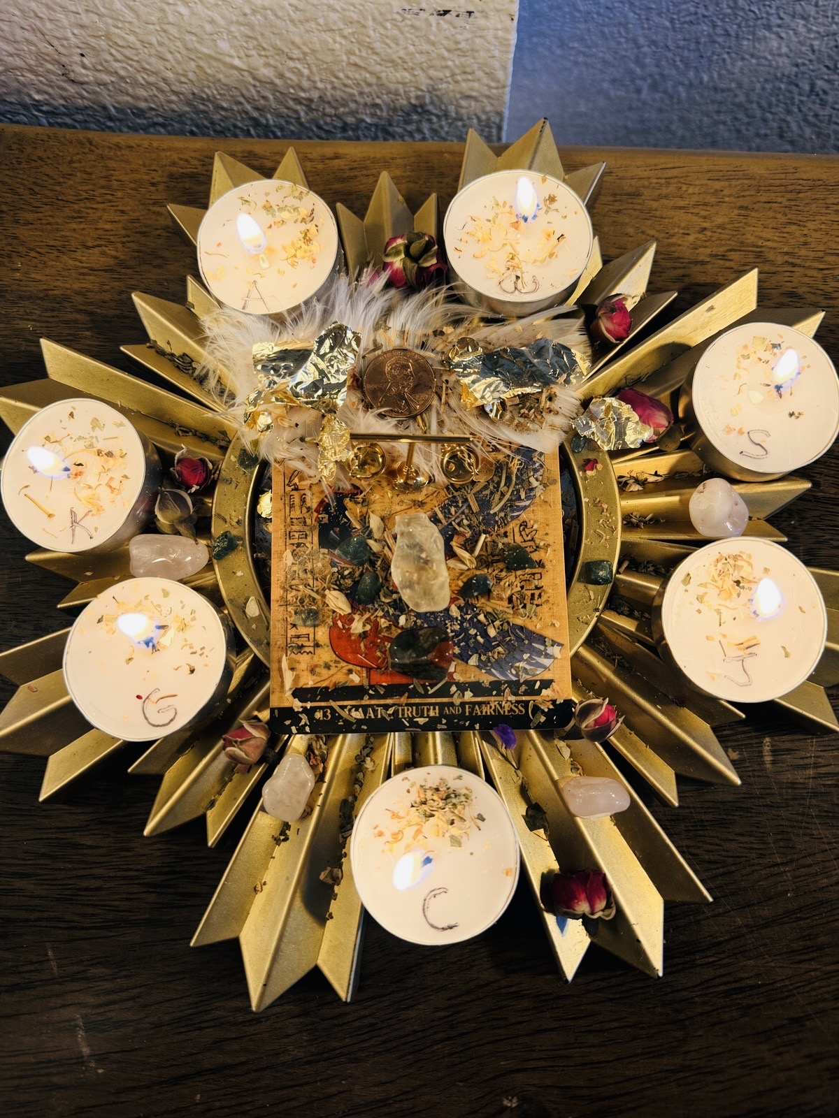 October 10 Libra New Moon community tealight spell casting